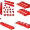 Unyqoos® Robuust en uitbreidbaar wandrek voor gereedschap met stapelboxen