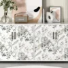 P-87213581455723-20260405113730.webp Unyqoos® Stijlvol zelfklevend bloemenbehang in grijs en wit voor interieurdecoratie 41 cm x 5 m