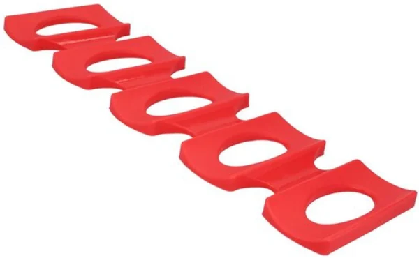 P-87213581613504-20260406100509.webp Unyqoos® Ruimtebesparende siliconen flessenhouder voor koelkast en kast in rood