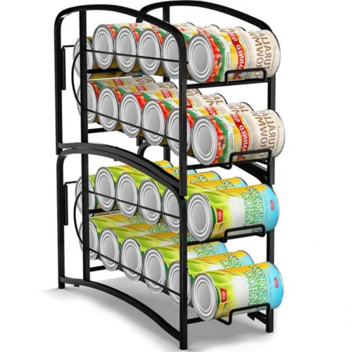 P-87213581725230-20260406105929.webp Unyqoos® Stapelbare koelkastorganizer voor blikjes met schuifmechanisme en ruimtebesparing