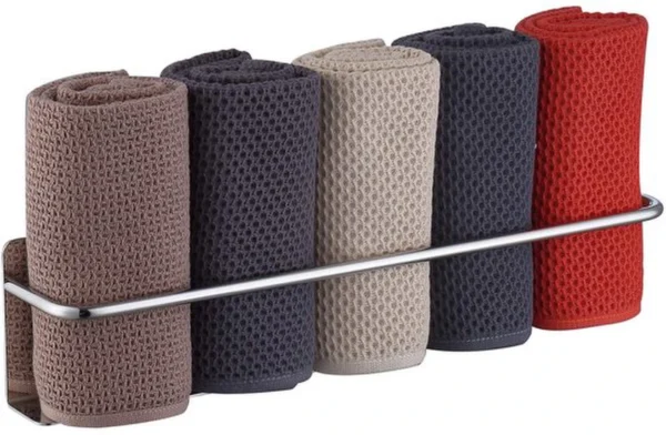 P-87213581751420-20260405182243.webp Unyqoos® Stijlvolle roestvrijstalen handdoekhouder voor badkamer zonder boren
