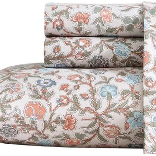 P-87213581805590-20260405105843.webp Unyqoos® Zacht en ademend queensize beddengoed met bloemendessin voor dagelijks comfort