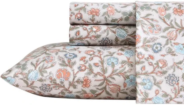 P-87213581805590-20260405105843.webp Unyqoos® Zacht en ademend queensize beddengoed met bloemendessin voor dagelijks comfort