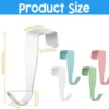 P-87213581886471-20260406120125.webp Unyqoos® Set van 12 kleurrijke roestvrijstalen deurhaken voor elke ruimte