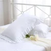 P-87213582025037-20260406111637.webp Unyqoos® Set van twee elegante katoenen kussenslopen met ruches 50 x 75 cm