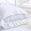 P-87213582025038-20260406111643.webp Unyqoos® Set van twee elegante katoenen kussenslopen met ruches 50 x 75 cm