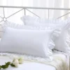 P-87213582025039-20260406111649.webp Unyqoos® Set van twee elegante katoenen kussenslopen met ruches 50 x 75 cm