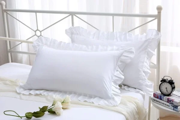 P-87213582025039-20260406111649.webp Unyqoos® Set van twee elegante katoenen kussenslopen met ruches 50 x 75 cm