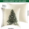 Unyqoos® Set van 4 decoratieve kussenslopen met kerstmotieven voor sfeervolle inrichting