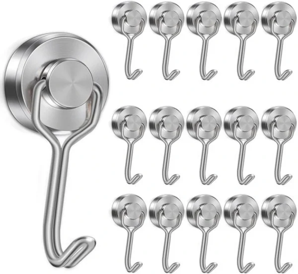 P-87213582136390-20260406120219.webp Unyqoos® Set van 16 draaibare magneethaken voor veelzijdig gebruik in huis en kantoor
