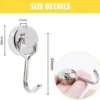P-87213582136391-20260406120225.webp Unyqoos® Set van 16 draaibare magneethaken voor veelzijdig gebruik in huis en kantoor