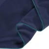Unyqoos® Luxe tweedelige beddengoedset van katoen-microvezel in marineblauw 135 x 200