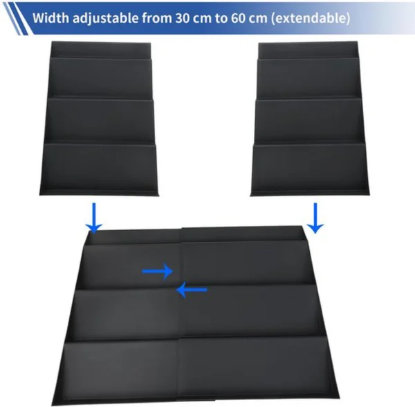 P-87213582227851-20260406102908.webp Unyqoos® Verstelbare kruidenlade organizer met vier niveaus voor een opgeruimde keuken
