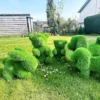 Unyqoos® Decoratieve tuinfiguren van kunstgras in diervormen voor buitengebruik