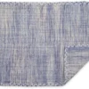 Unyqoos® Handgeweven omkeerbaar katoenen tapijt in kleurrijk blauw voor elke ruimte