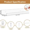 P-87213582966323-20260406083307.webp Unyqoos® Set van 4 transparante wandplanken voor veelzijdige interieurdecoratie