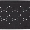 Unyqoos® Zwarte antislip douchemat met zuignappen voor veilig douchen en baden