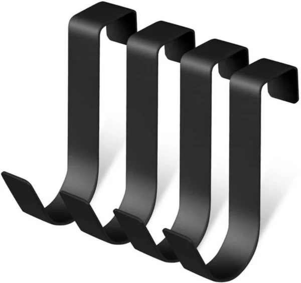 P-87213583331910-20260406120555.webp Unyqoos® Set van vier roestvrijstalen deurhaken voor efficiënte opbergruimte