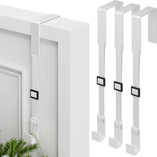 P-87213583640960-20260406120739.webp Unyqoos® Set van drie verstelbare roestvrijstalen deurhaken voor veelzijdig gebruik