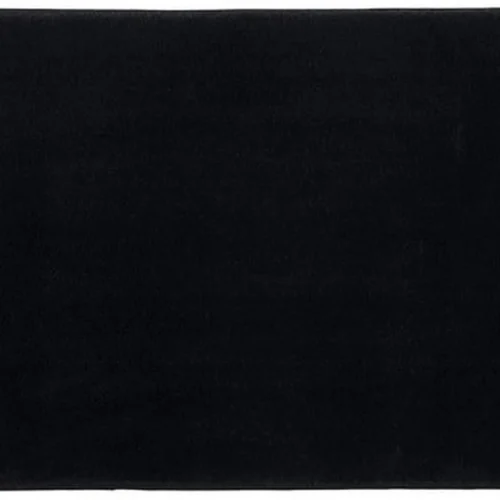 Unyqoos® Zachte zwarte badmat met antislip en wasbare microvezel voor comfort