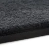 Unyqoos® Zachte zwarte badmat met antislip en wasbare microvezel voor comfort