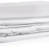 Unyqoos® Complete set van beddengoed in wit microfiber voor comfort en stijl