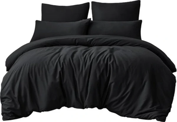 Unyqoos® Zacht en onderhoudsvriendelijk microvezel beddengoedset met ritssluiting en kussenslopen