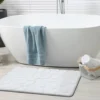 P-87213585415342-20260405135746.webp Unyqoos® Zachte en Antislip Badmat met Stenenmotief voor Vloerverwarming