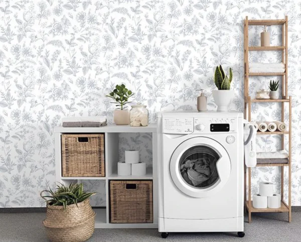 Unyqoos® Waterdicht zelfklevend bloemenbehang voor interieurdecoratie van 44 x 300 cm