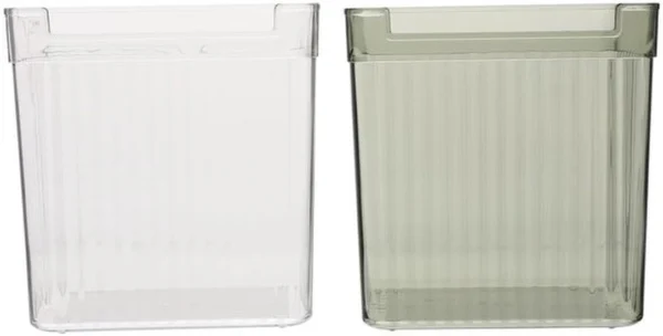 P-87213585497690-20260406095743.webp Unyqoos® Transparante opbergbakken voor koelkast en vriezer, set van twee stuks