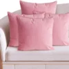 Unyqoos® Set van 4 decoratieve kussenhoezen van zacht corduroy voor diverse ruimtes