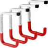 P-87213585933660-20260406121350.webp Unyqoos® Set van vier stevige rode metalen haken voor veelzijdige opslag en organisatie