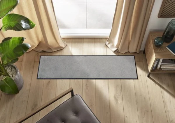 P-87213586194931-20260406091935.webp Unyqoos® Wasbare deurmat in grijs voor binnen en buiten met antislip rug