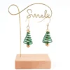 Unyqoos® Elegante spiraalvormige kerstboomoorbellen voor feestelijke gelegenheden