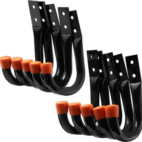 P-87213586228820-20260406121442.webp Unyqoos® Set van 10 robuuste stalen opberghaken voor wandmontage in garage
