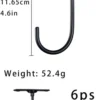 P-87213586353252-20260406121549.webp Unyqoos® Set van 6 draaibare metalen haken voor hangende bananen in de keuken