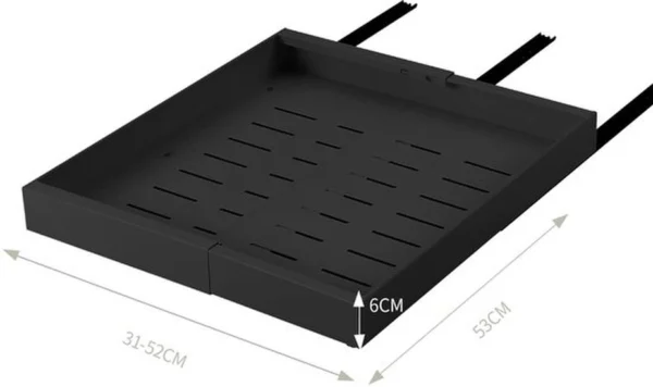 Unyqoos® Uittrekbare keukenkastorganizer met verstelbare breedte en eenvoudig te installeren