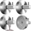 P-87213586668790-20260406121641.webp Unyqoos® Set van vier multifunctionele roestvrijstalen zuignaphaken voor badkamer en keuken