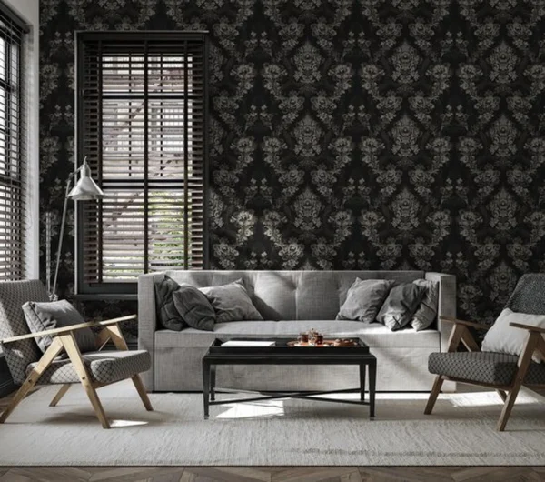 Unyqoos® Stijlvol zelfklevend behang met barok design voor diverse oppervlakken 41 cm x 10 m