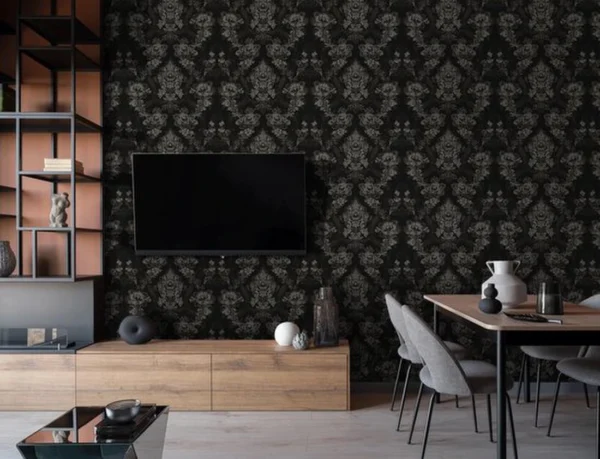 Unyqoos® Stijlvol zelfklevend behang met barok design voor diverse oppervlakken 41 cm x 10 m