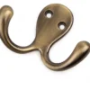 P-87213586749284-20260406115728.webp Unyqoos® Set van 6 dubbele wandhaken met antieke messing afwerking