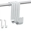 P-87213587000300-20260406115752.webp Unyqoos® Set van vier zilverkleurige multifunctionele haken voor deuren en kasten
