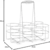 P-87213587306551-20260406110401.webp Unyqoos® Stijlvolle flessenhouder voor zes flessen met handig draaghandvat