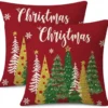 P-87213587316142-20260406113141.webp Unyqoos® Set van 2 decoratieve kerstkussenhoezen met verborgen ritssluiting 45x45 cm
