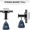 Unyqoos® Set van 4 krachtige magneethaken voor veelzijdig gebruik in huis en kantoor