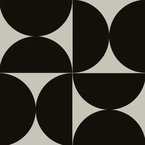 Unyqoos® Donkerbruin en grijs zelfklevend behang met geometrisch patroon, waterdicht en verwijderbaar 44 cm x 10 m