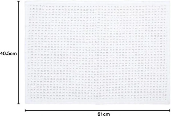 Unyqoos® Zachte en absorberende badmat met antislip voor badkamer en douche