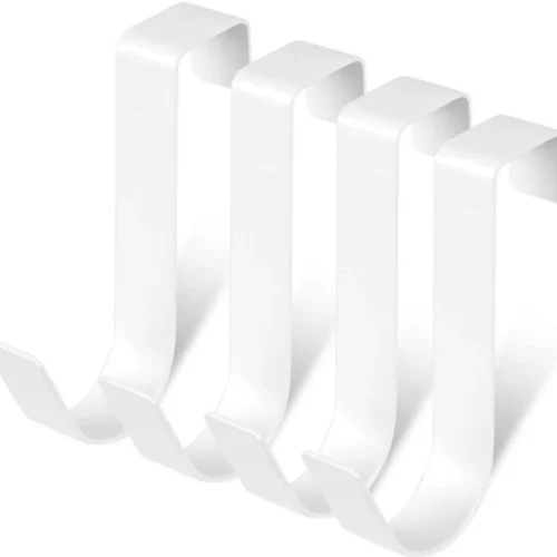 P-87213587537150-20260406120023.webp Unyqoos® Set van vier roestvrijstalen deurhaken voor veelzijdig gebruik binnenshuis