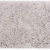Unyqoos® Zachte Chenille Badmat 50x80 cm Beige voor Comfort en Absorptie
