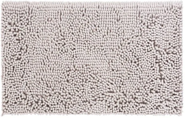 Unyqoos® Zachte Chenille Badmat 50x80 cm Beige voor Comfort en Absorptie